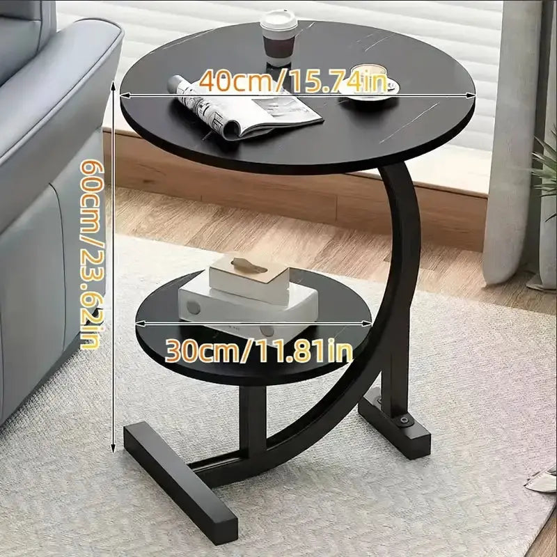 Buy Double Layer Sofa Side Table Price Online in Qatar