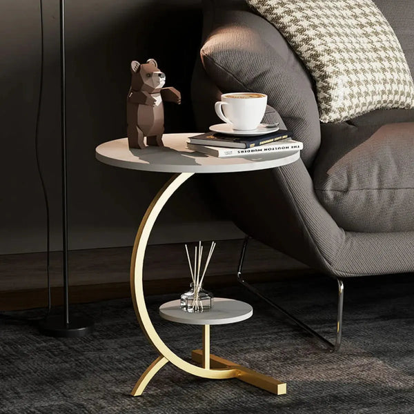 Buy Double Layer Sofa Side Table Price Online in Qatar