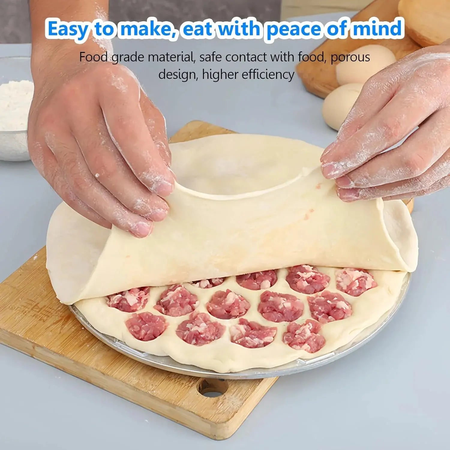 Buy Dumpling Maker Qatar - 37-Hole Mold for Quick Snacks