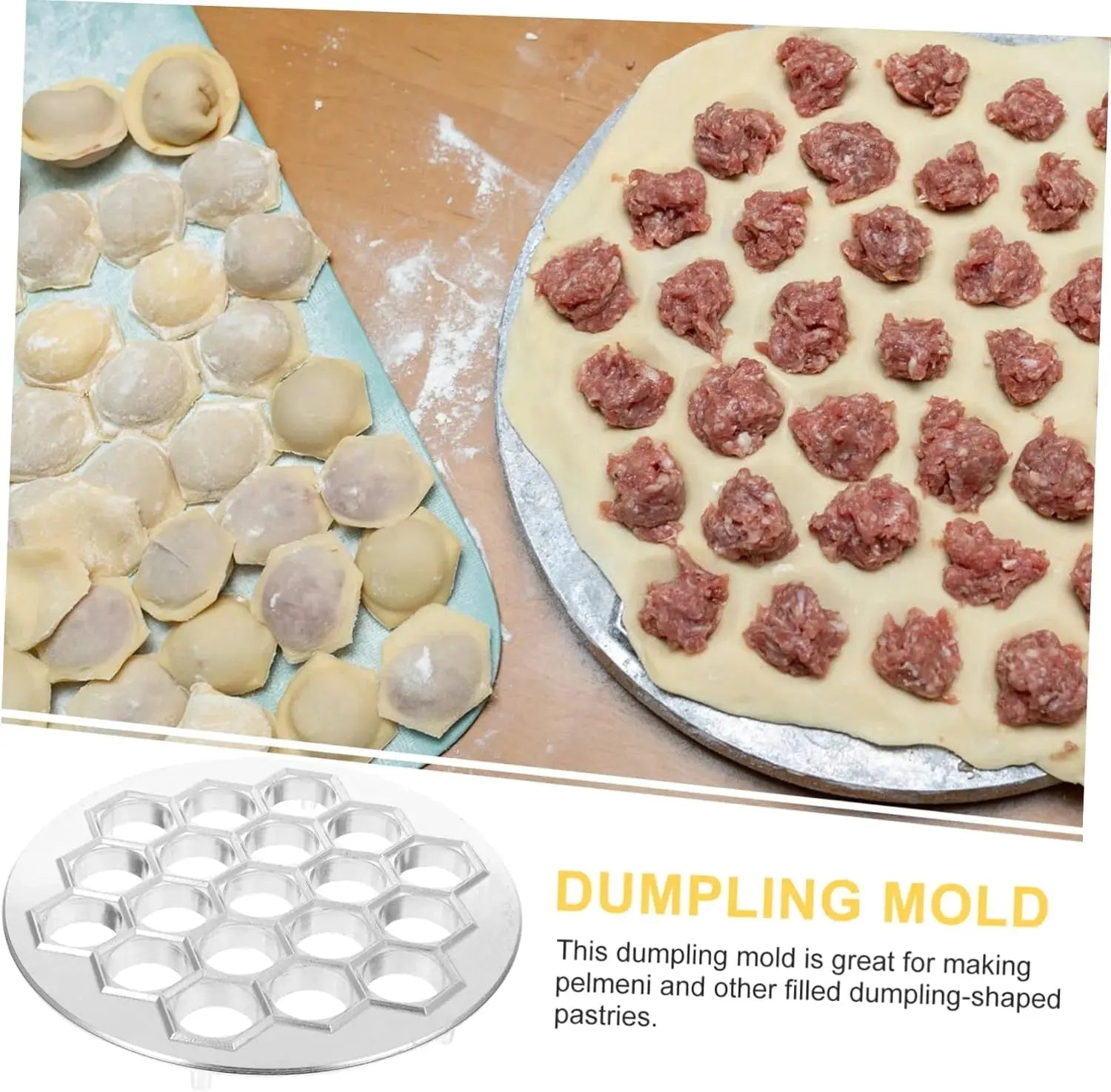 Buy Dumpling Maker Qatar - 37-Hole Mold for Quick Snacks