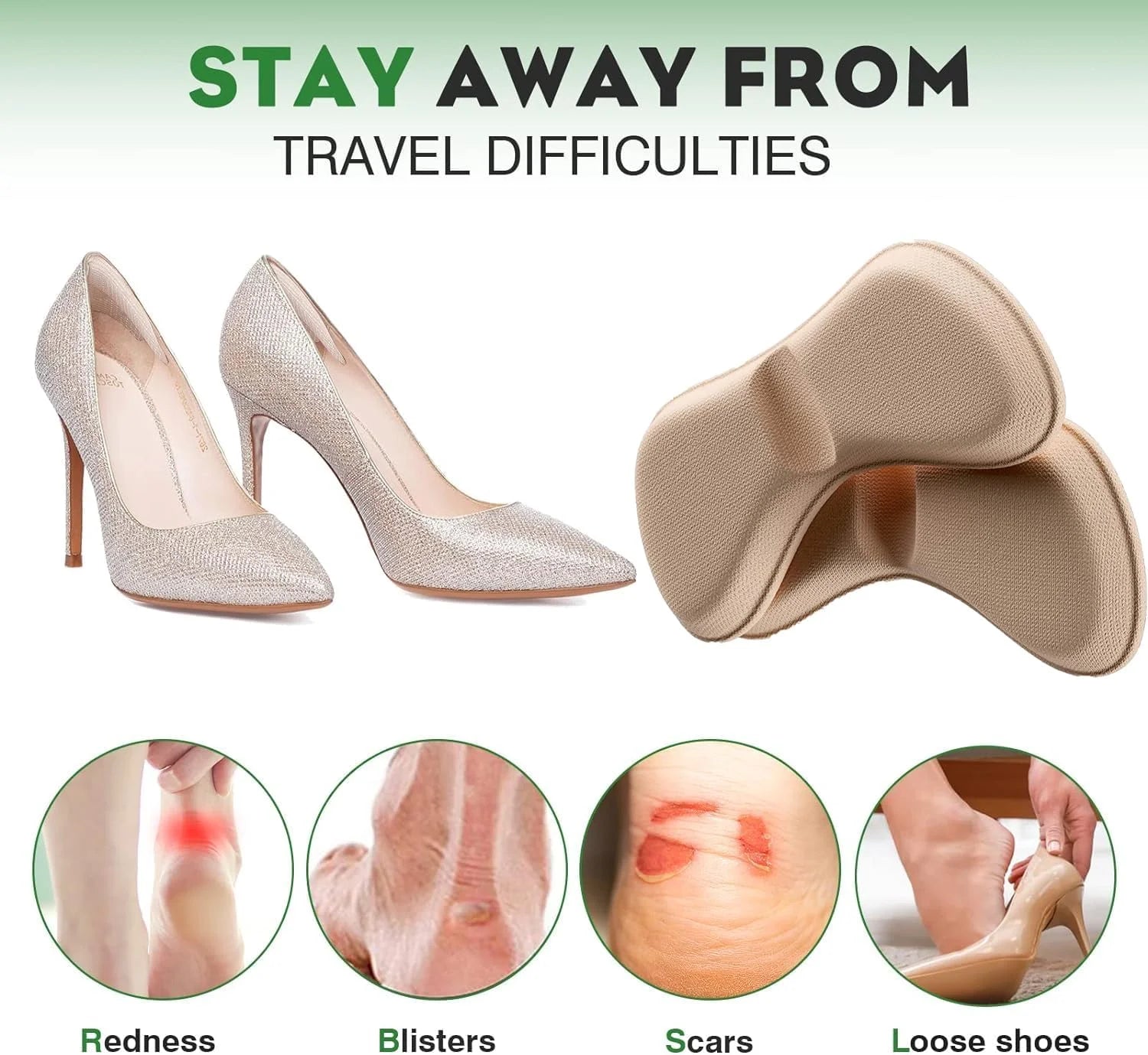 Buy Heel Pads Anti-Slip Cushion – Comfort for High Heels