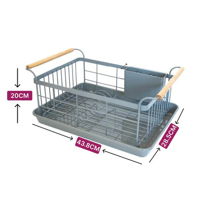 Buy Kitchen Sink Drainer Tray Dish Rack Online qatar!