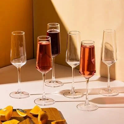 Buy Libbey Brilliance Champagne Flute Glass–220ml Qatar