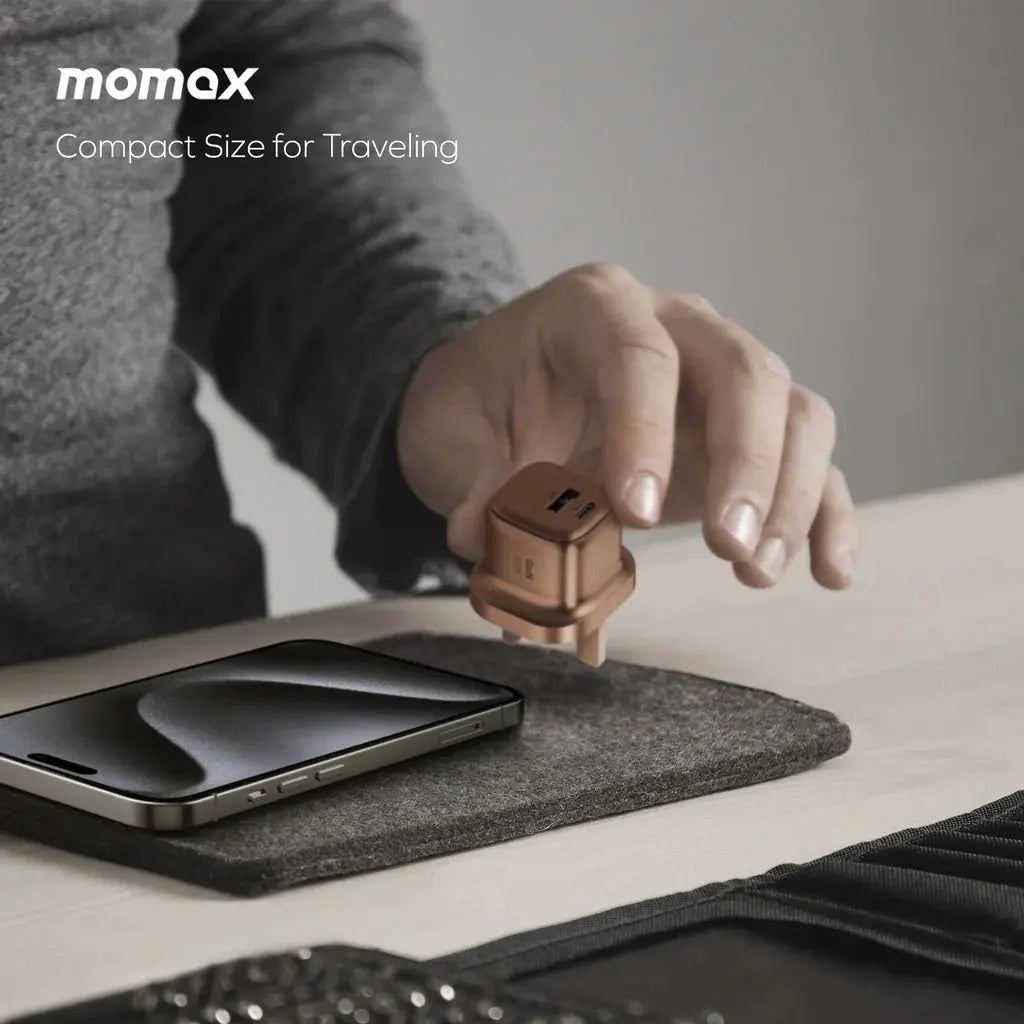 Buy MOMAX 1-Charge GaN 30W 2-Port Charger in Qatar  fast charging
