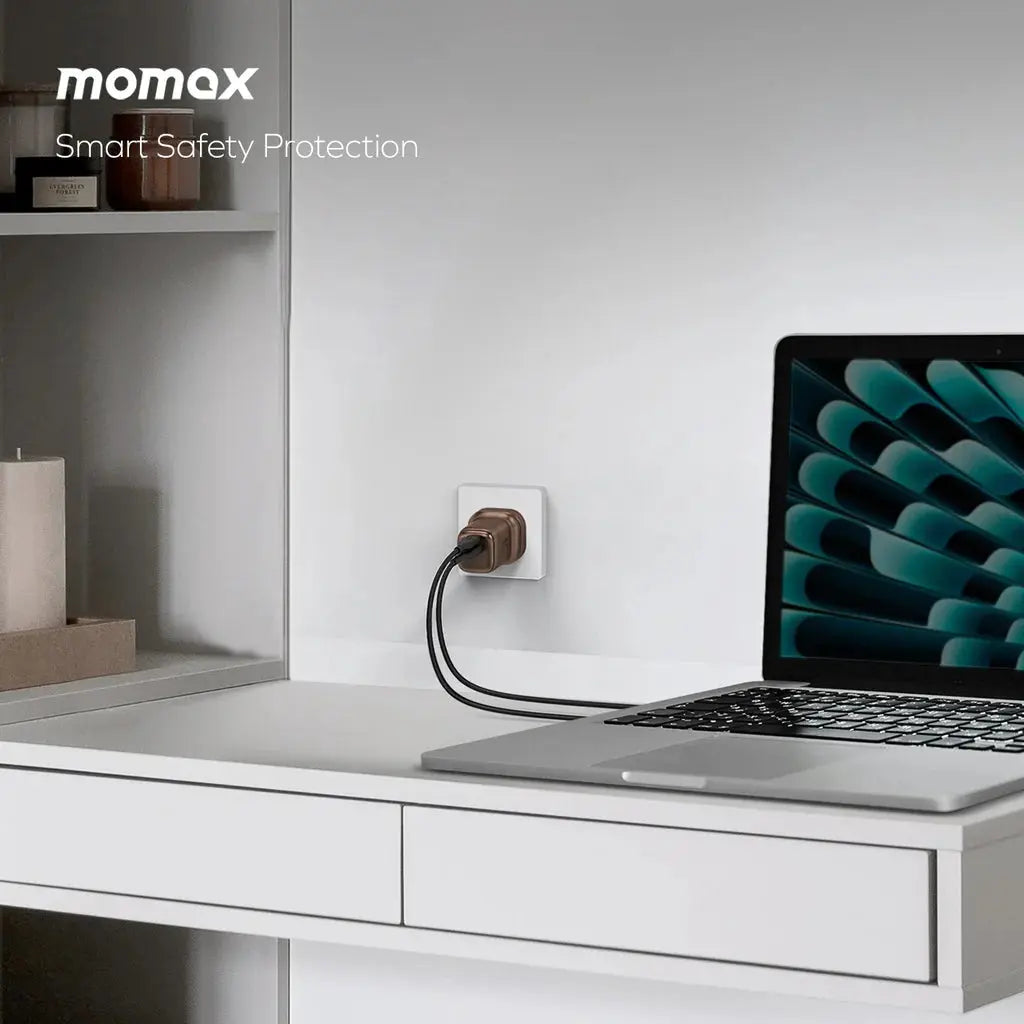 Buy MOMAX 1-Charge GaN 30W 2-Port Charger in Qatar | fast charging