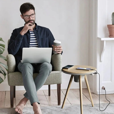 Buy MOMAX Coffee Table with Wireless Speaker Qatar