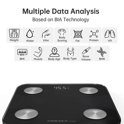 Buy MOMAX Lite Tracker IoT Body Scale Price Qatar 