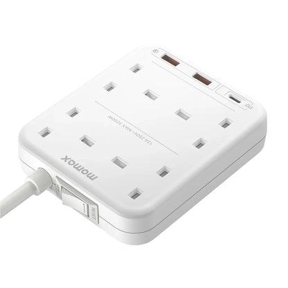 Buy MOMAX ONEPLUG 4 Outlet Power Strip with USB in Qatar
