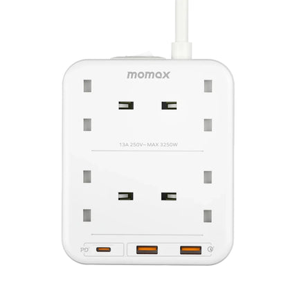 Buy MOMAX ONEPLUG 4 Outlet Power Strip with USB in Qatar