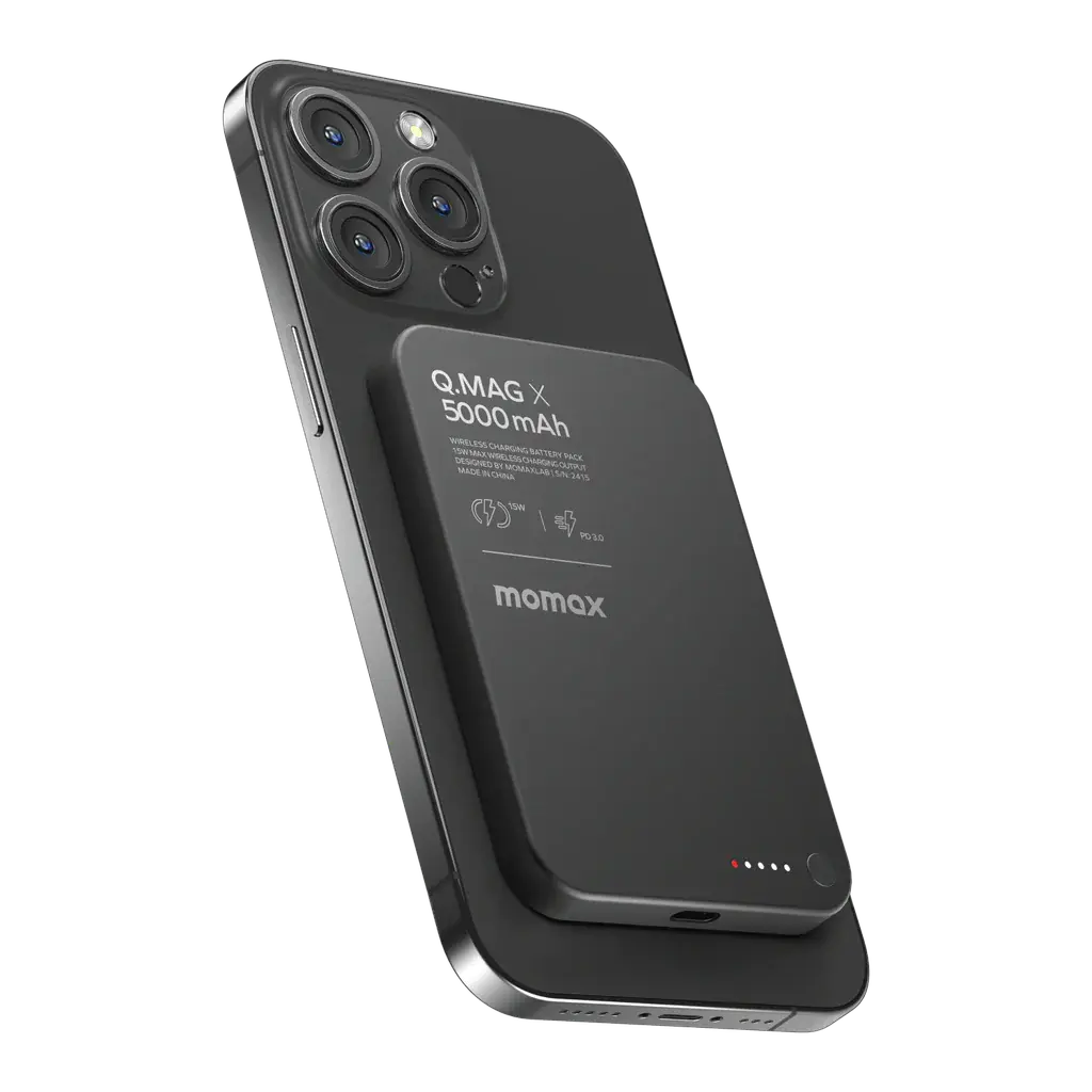 Buy MOMAX Wireless Power Bank 5000mAh Qatar | Fast Charging & Magsafe