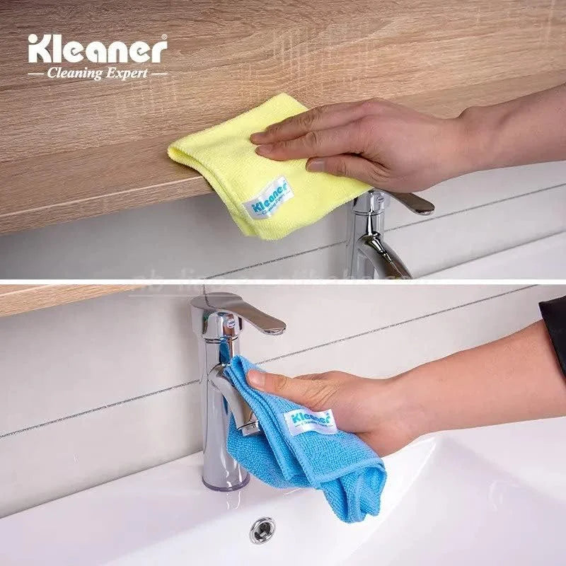 Buy Microfiber Cleaning Cloth - Pack of 8 in Qatar
