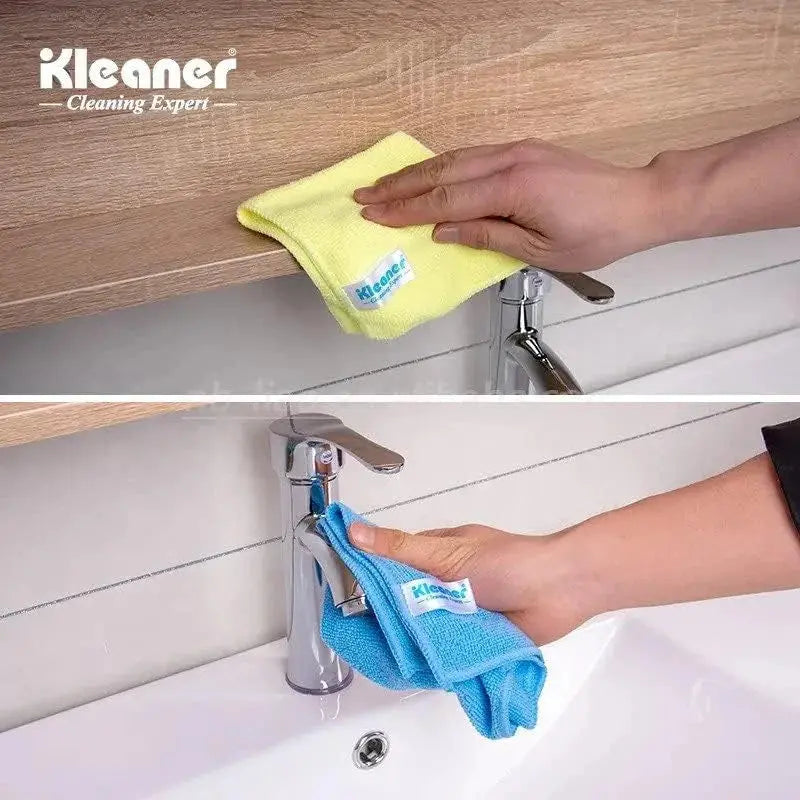 Buy Microfiber Cleaning Cloth - Pack of 8 in Qatar