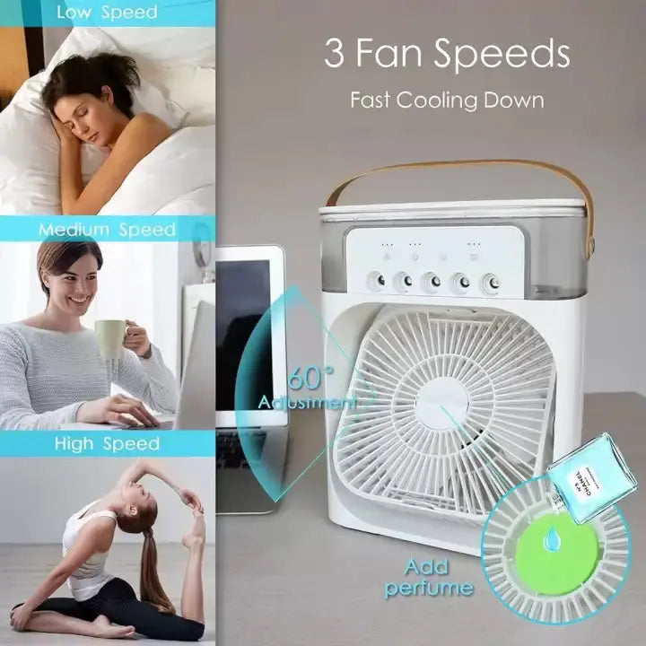 Buy Mini Air Cooler & Humidifier - Portable Fan Qatar