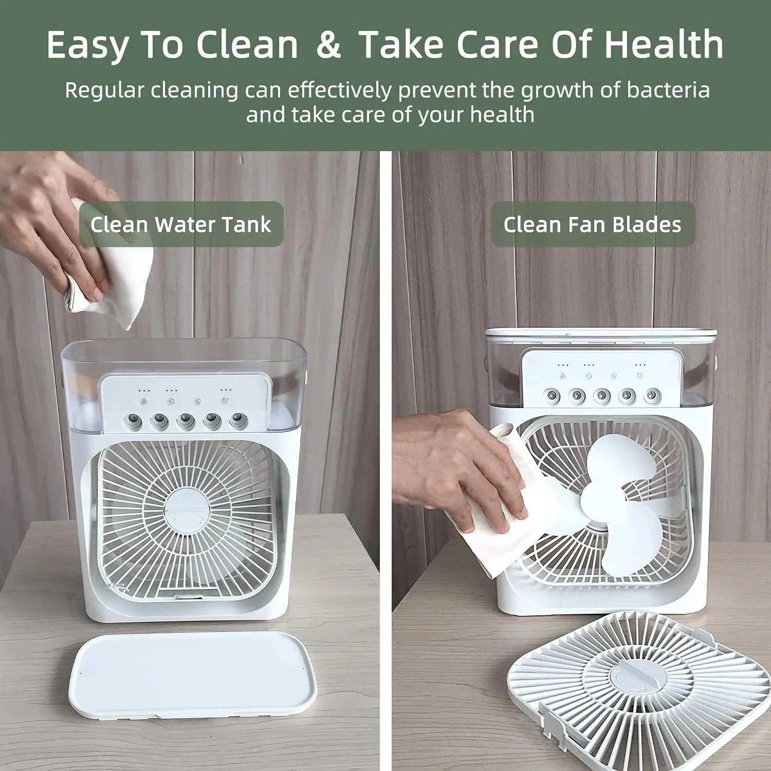 Buy Mini Air Cooler & Humidifier - Portable Fan Qatar