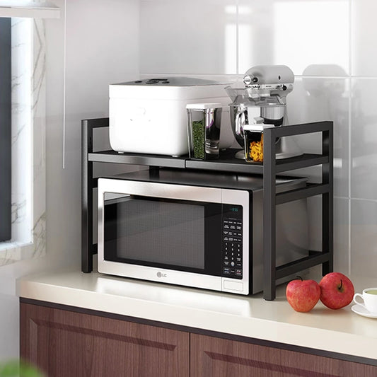 Buy Multi-Layer Micro-Oven Organizer Storage Rack Qatar
