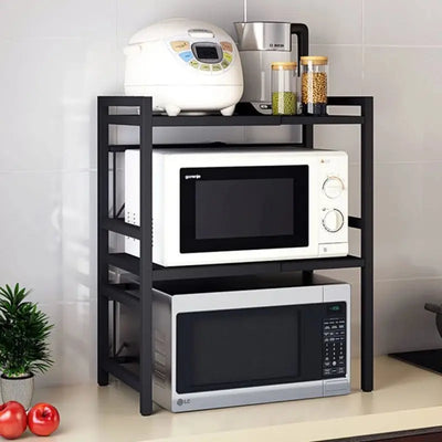 Buy Multi-Layer Micro-Oven Organizer Storage Rack Qatar