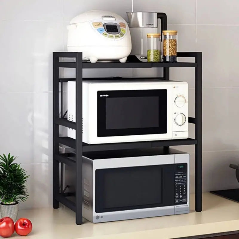 Buy Multi-Layer Micro-Oven Organizer Storage Rack Qatar