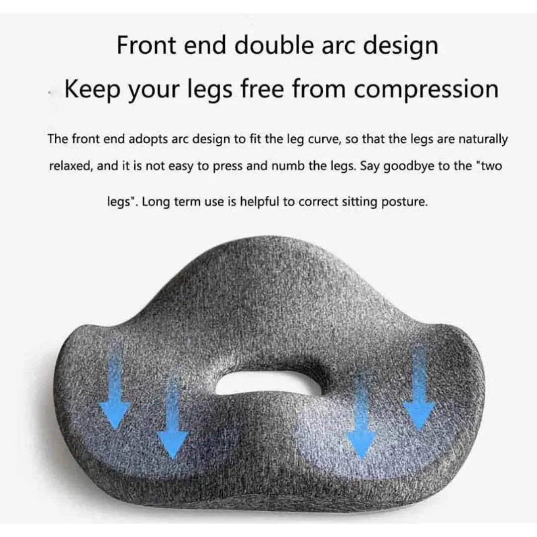 Buy Orthopedic memory foam posture seat cushion Qatar!