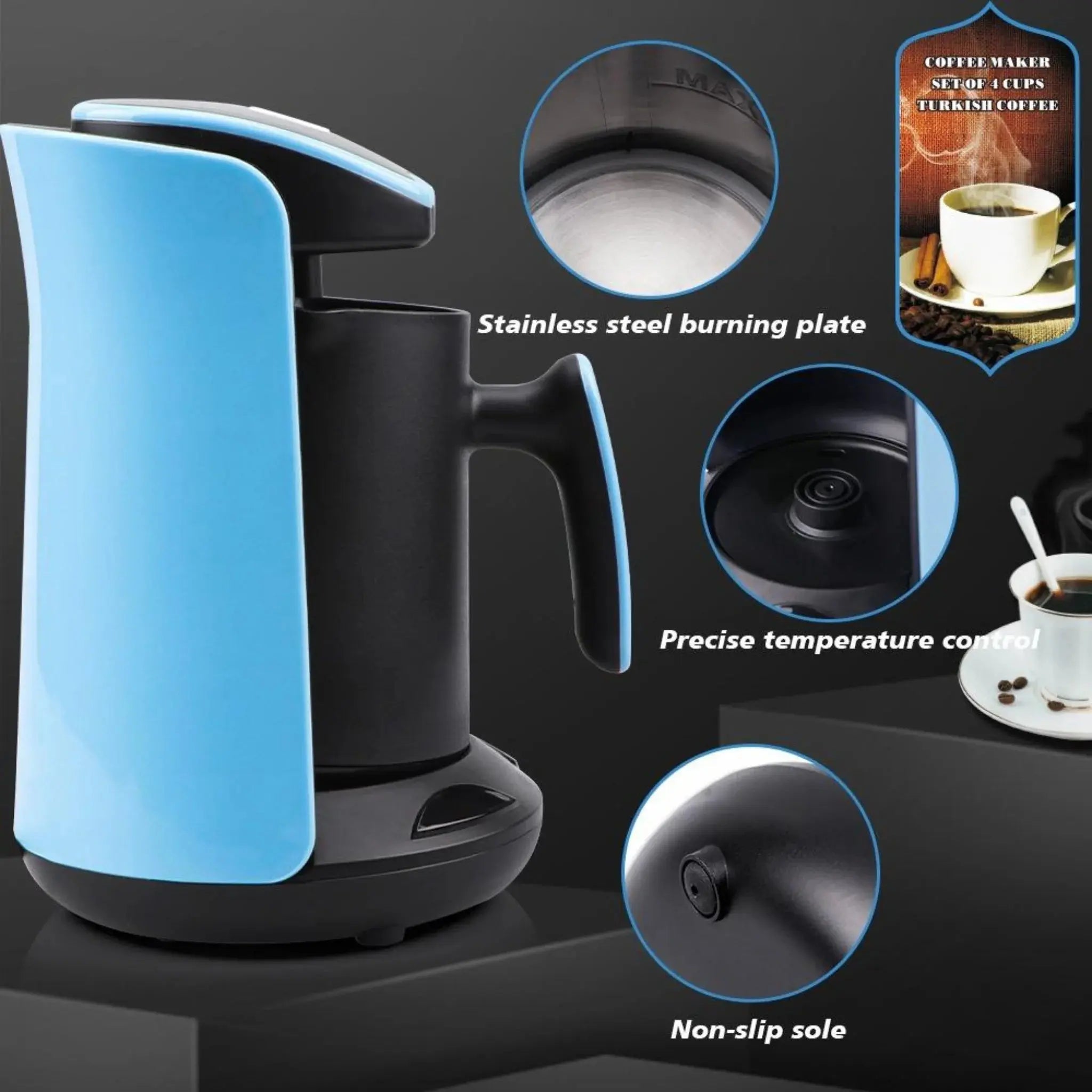 Buy RAF Turkish Coffee Maker with pot in Qatar!