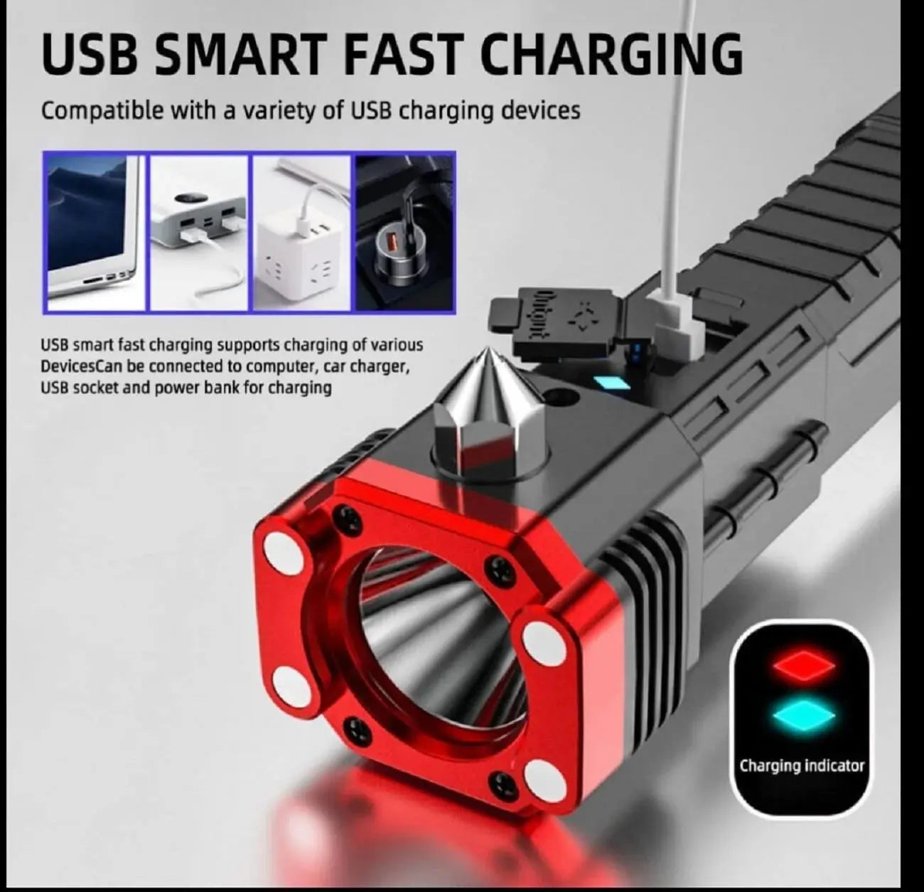 Buy Rechargeable LED Torch Price Online in Qatar!