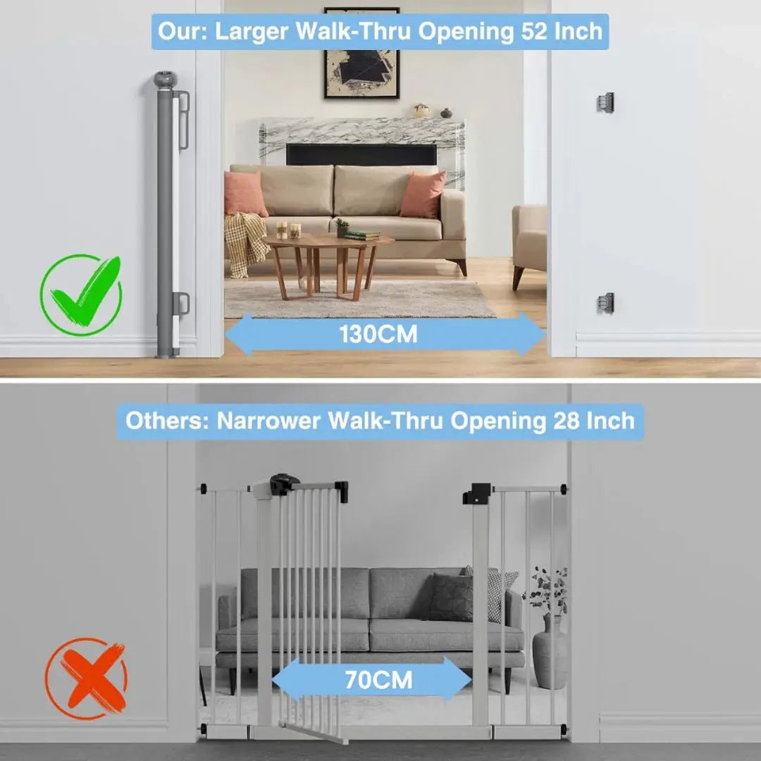 Buy Retractable Baby Safety Gate for Stairs & Doors in Qatar