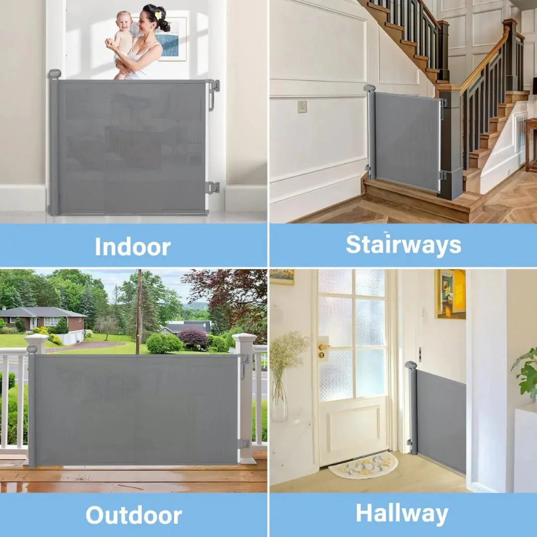 Buy Retractable Baby Safety Gate for Stairs & Doors in Qatar