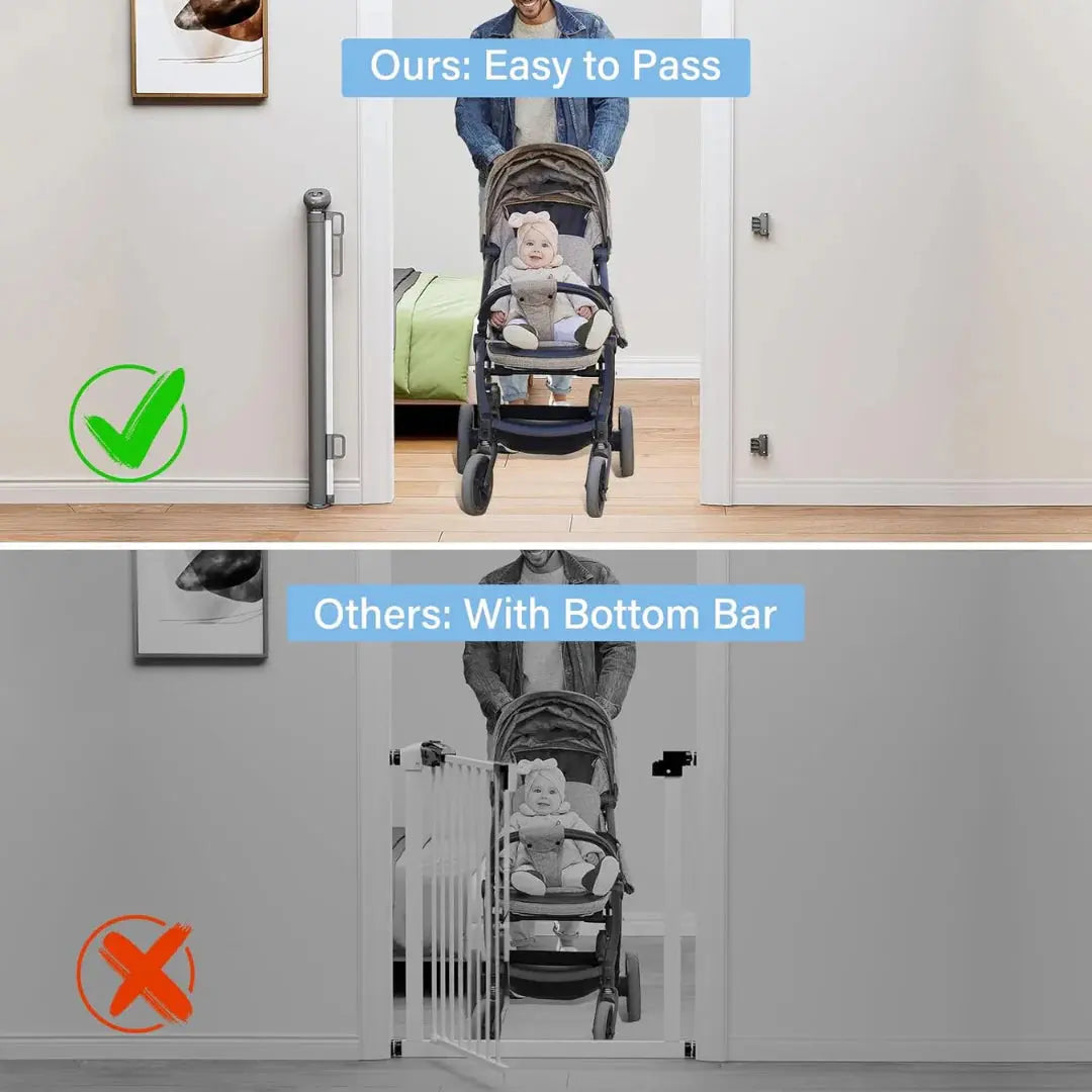 Buy Retractable Baby Safety Gate for Stairs & Doors in Qatar