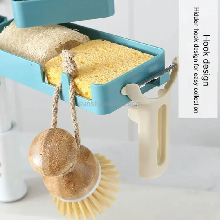 Buy Rotating Faucet Rack – Double-Layer Drain Storage