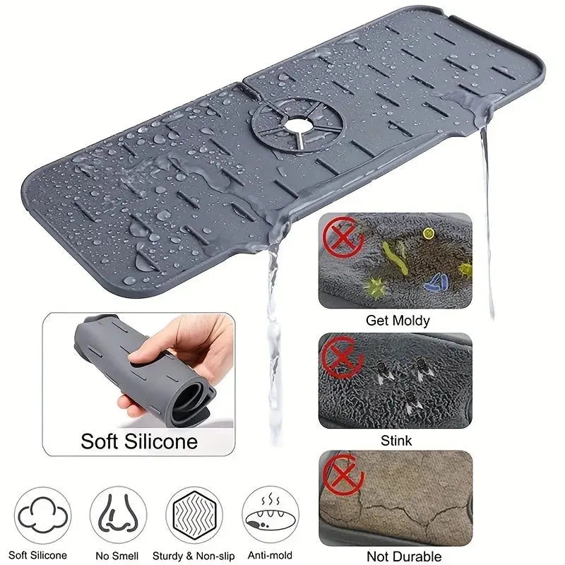 Buy Silicone Faucet Drainer Mat-Sink Protector Qatar!