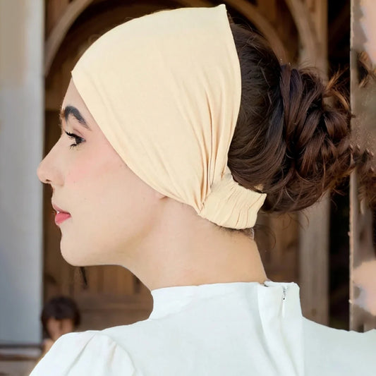 Buy Solid Color Turban Hat – Stylish Headwrap Qatar