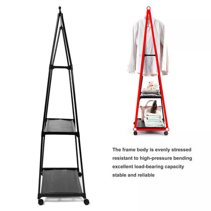 Buy Stainless Steel Garment Rack with Coat Hanger Qatar 