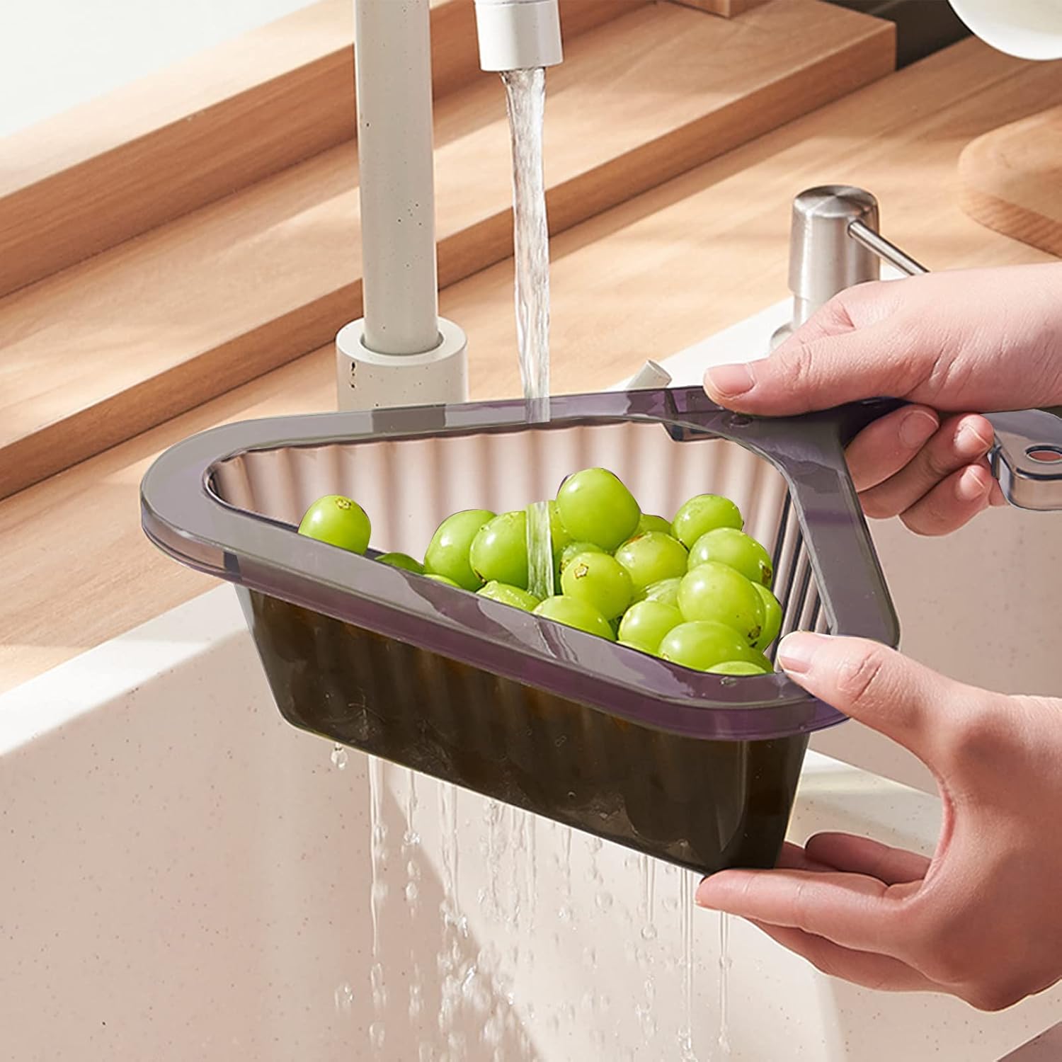 Buy Telescopic Sink Drain Basket – Kitchen Rack Qatar