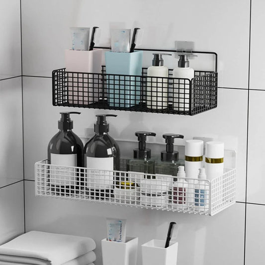 Buy Wall-Mounted Bathroom Shelf Hanging Basket Qatar