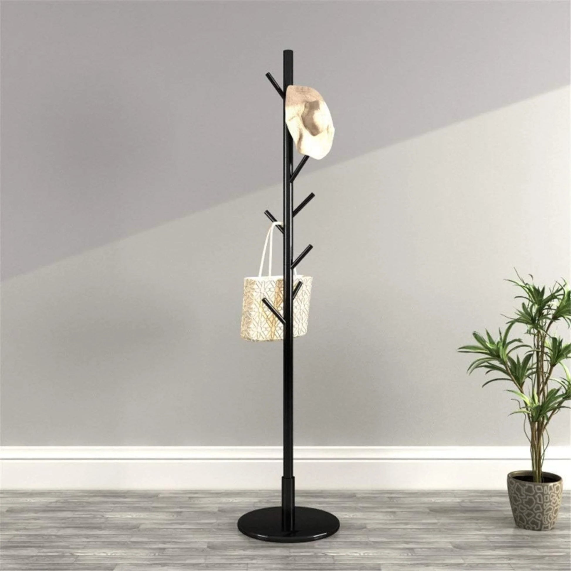 Buy Wooden Coat Hanger Clothes Stand  in Qatar Today!