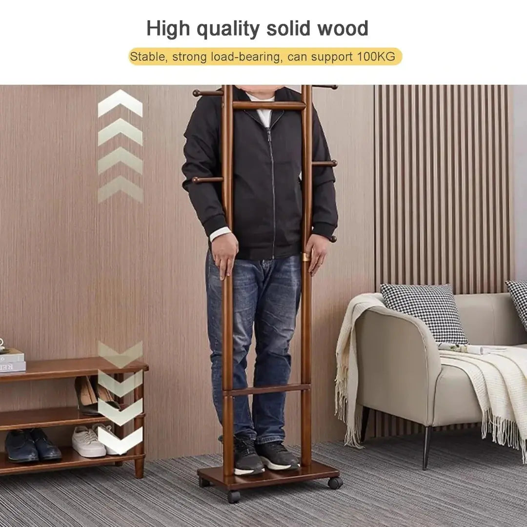 Buy Wooden Hall Tree Organizer with Hooks in Qatar!