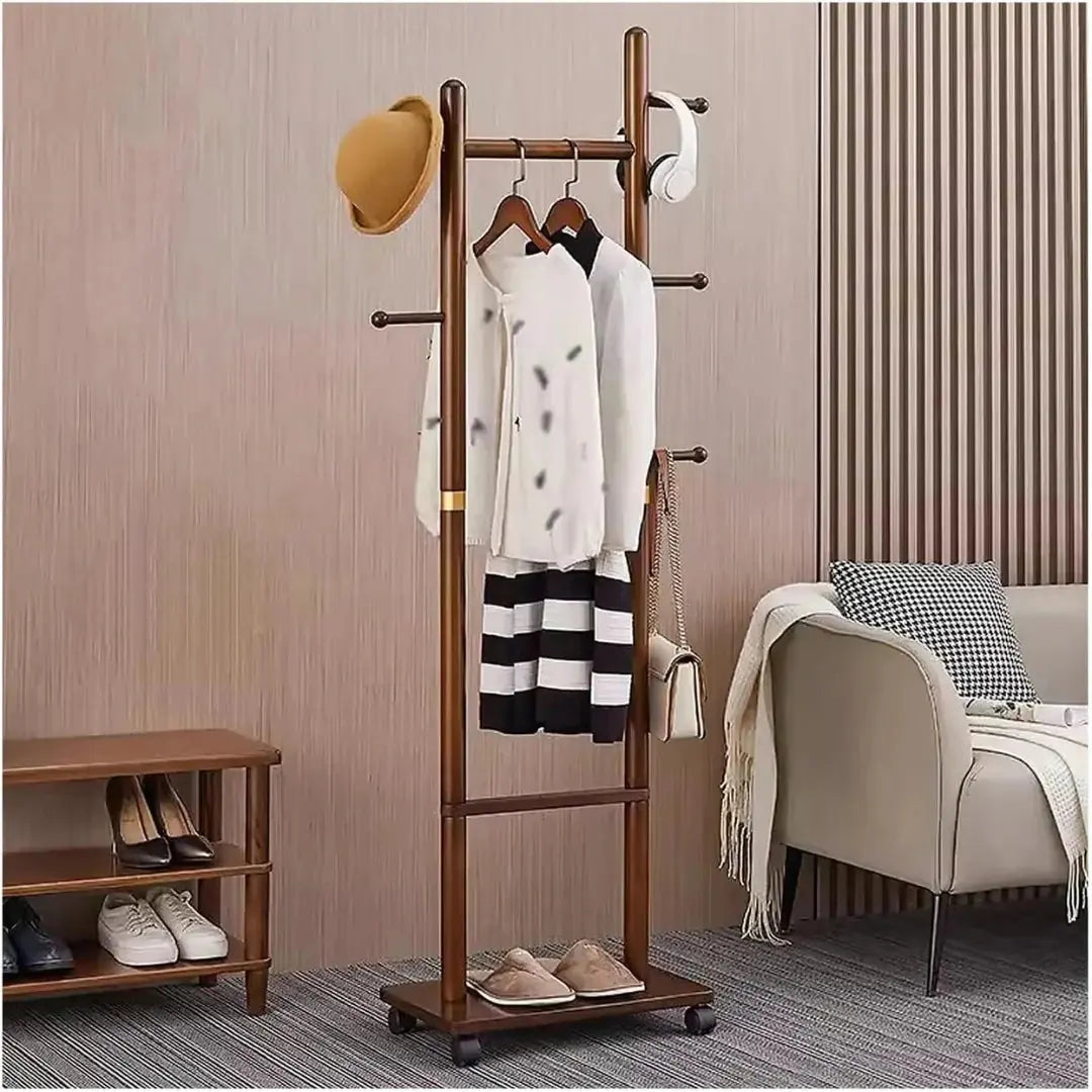 Buy Wooden Hall Tree Organizer with Hooks in Qatar!