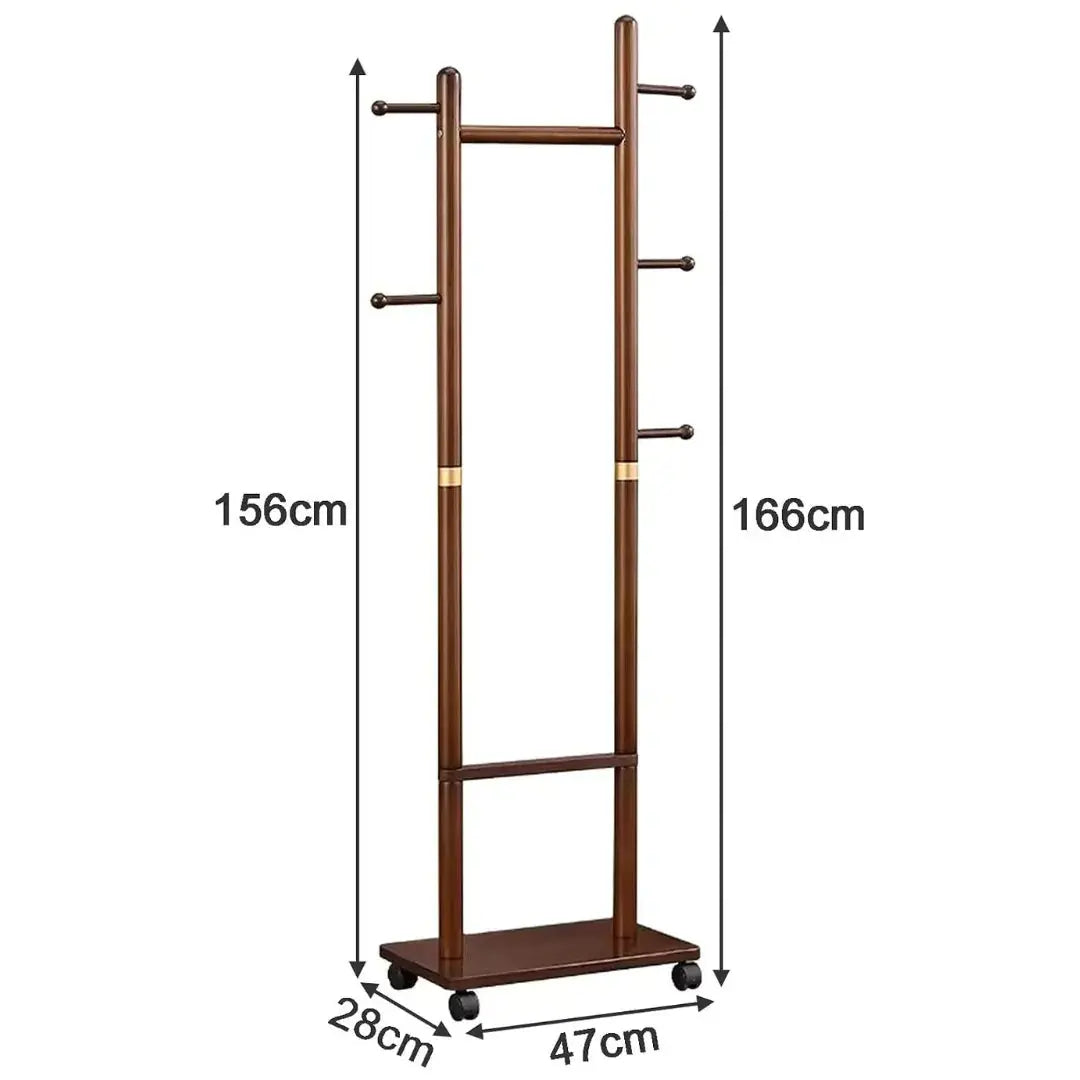 Buy Wooden Hall Tree Organizer with Hooks in Qatar!