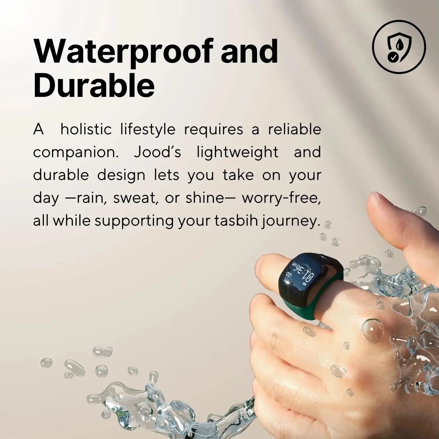 Buy Zikr Ring Jood - Smart Tasbih Ring Online Qatar!
