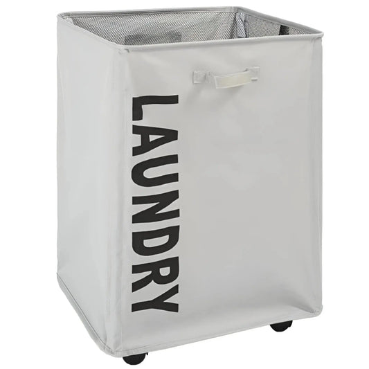 Buy collapsible 80L laundry basket with wheels Qatar!