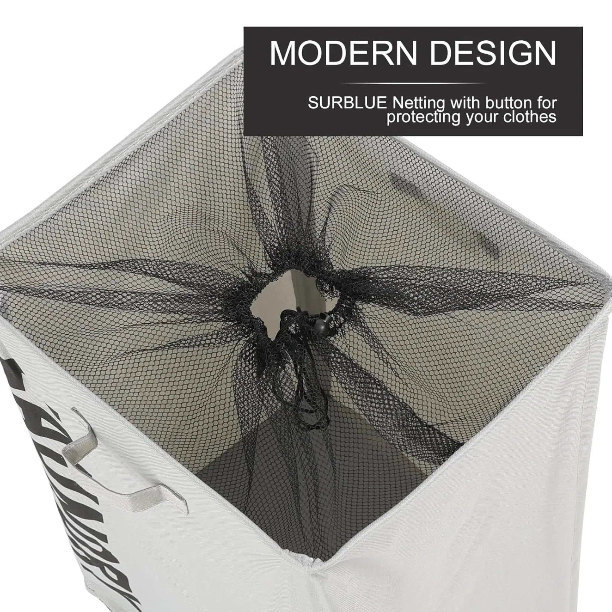Buy collapsible 80L laundry basket with wheels Qatar!