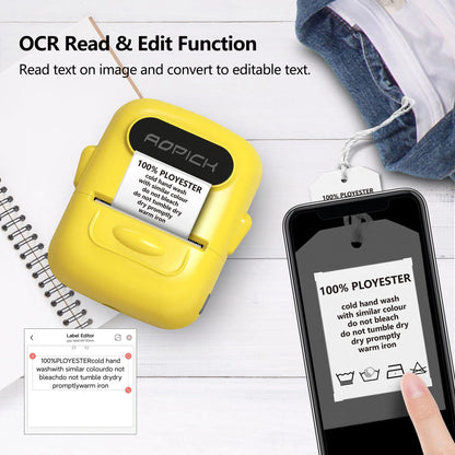Buy p50 Portable Pocket Label Mini Printer Machine Qatar