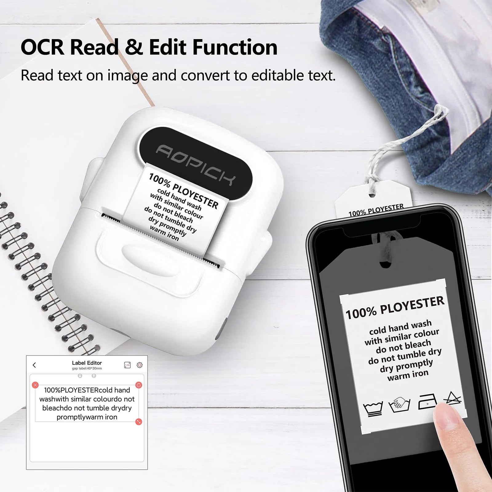 Buy p50 Portable Pocket Label Mini Printer Machine Qatar