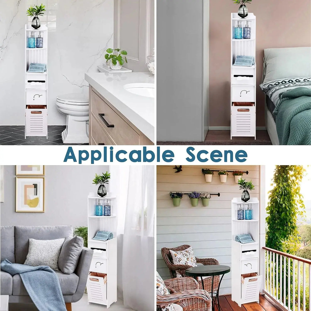 Bathroom Storage Cabinet Shelf Organizer Price Qatar
