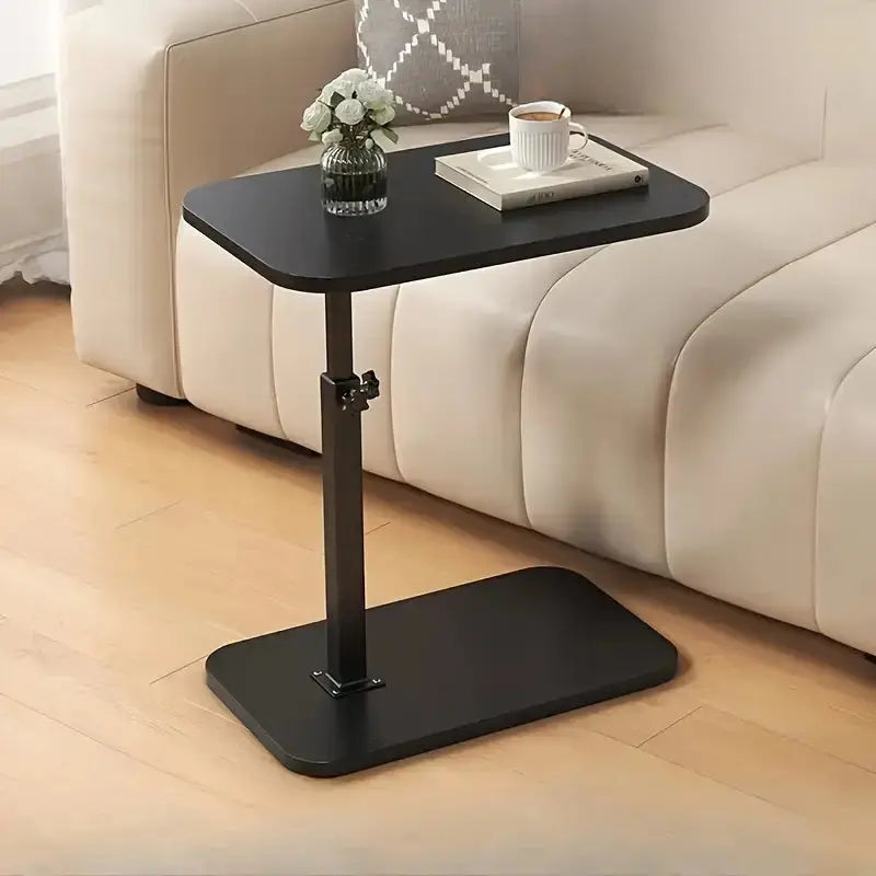 C-Shaped Adjustable Wooden Side Coffee Side Table Qatar