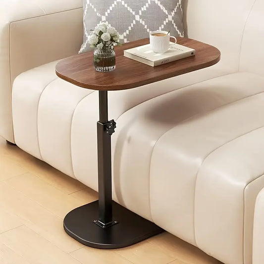 C-Shaped Adjustable Wooden Side Coffee Side Table Qatar