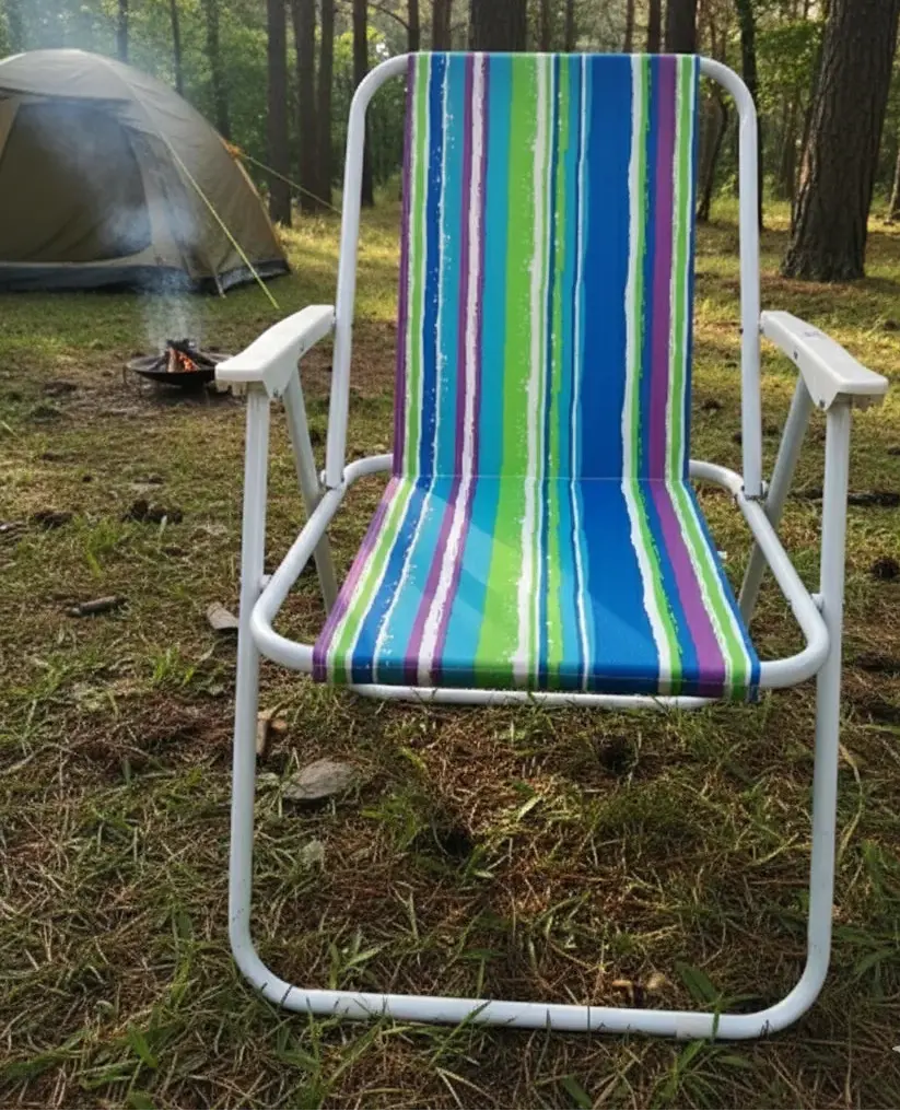Camping Chair Outdoor Portable Folding Beach Chair for Picnic & Travel al shamil 