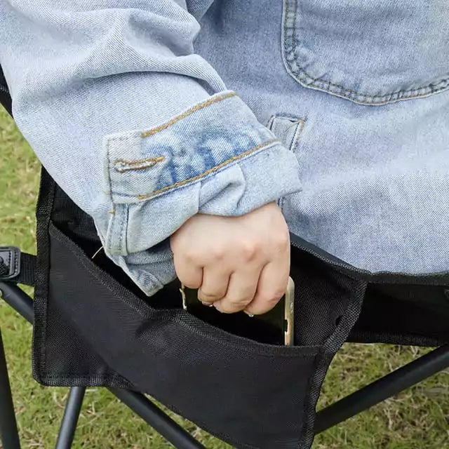 Camping Chair - side pocket