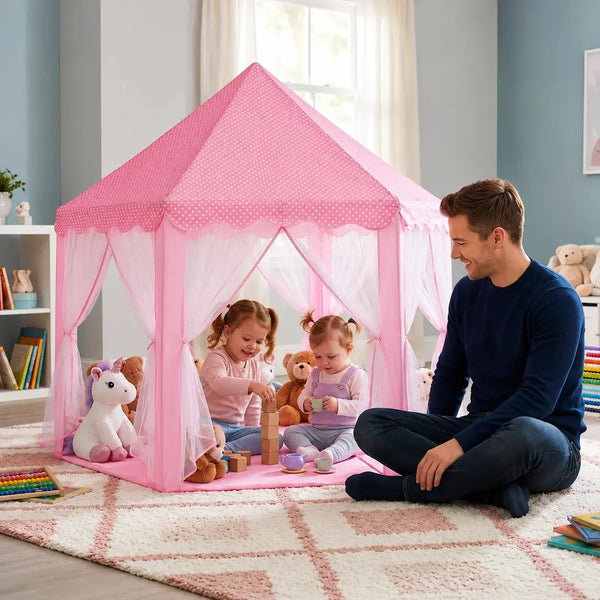 Castle Doll House for Kids – Play Tent For Childrens Scrollcart Qatar 