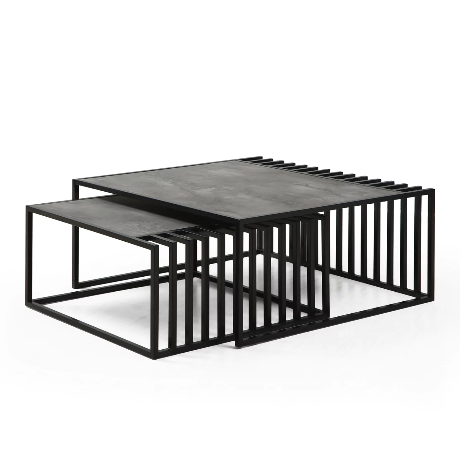 Centre Table Set - ASPENDOS - Black