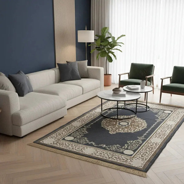Classic Area Rug – Elegant Traditional Living Room Carpet Scrollcart Qatar 